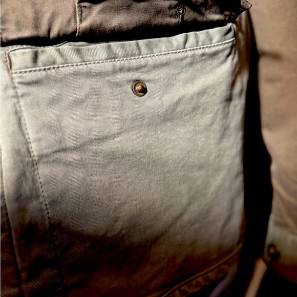 Gap Men’s Jacket Sage Green Military Field Jacket Medium - Picture 5 of 9